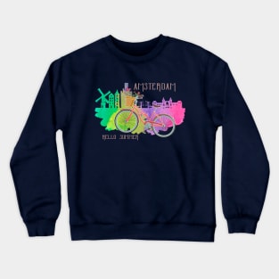 Hello Summer! Amsterdam Crewneck Sweatshirt